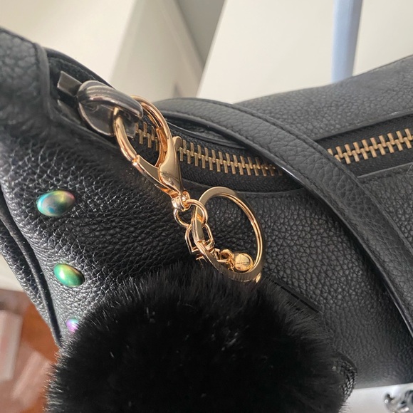 Coach EAST/WEST HARLEY HOBO WITH HOLOGRAM LACQUER RIVETS & WALLET - Picture 5 of 15